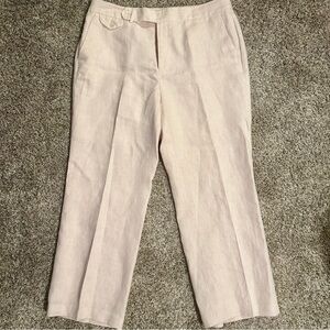 Ralph Lauren seersucker cropped pant